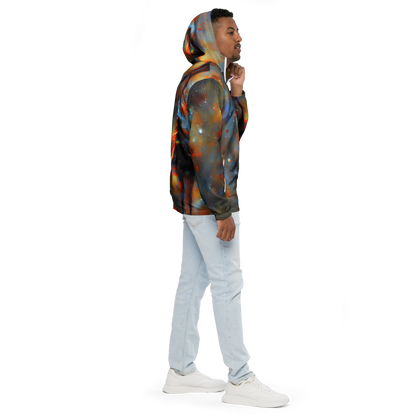 Men's Windbreaker - Brush Nebula