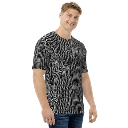 Men's Crew Neck T-Shirt - Zenith Stripes