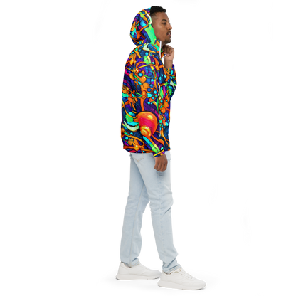 Men's Windbreaker - Iridescent Nebula