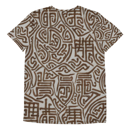 Men's Athletic T-Shirt - Labyrinth Whisper