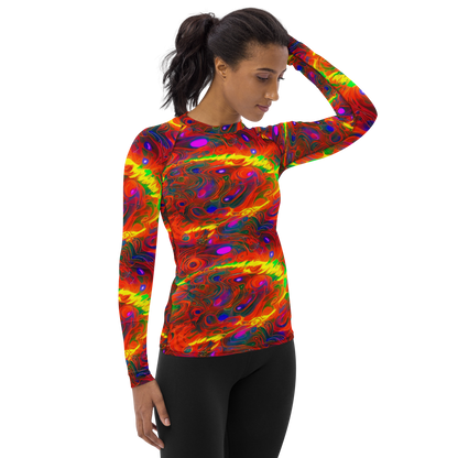 Women's Rash Guard - Blampied Blaze