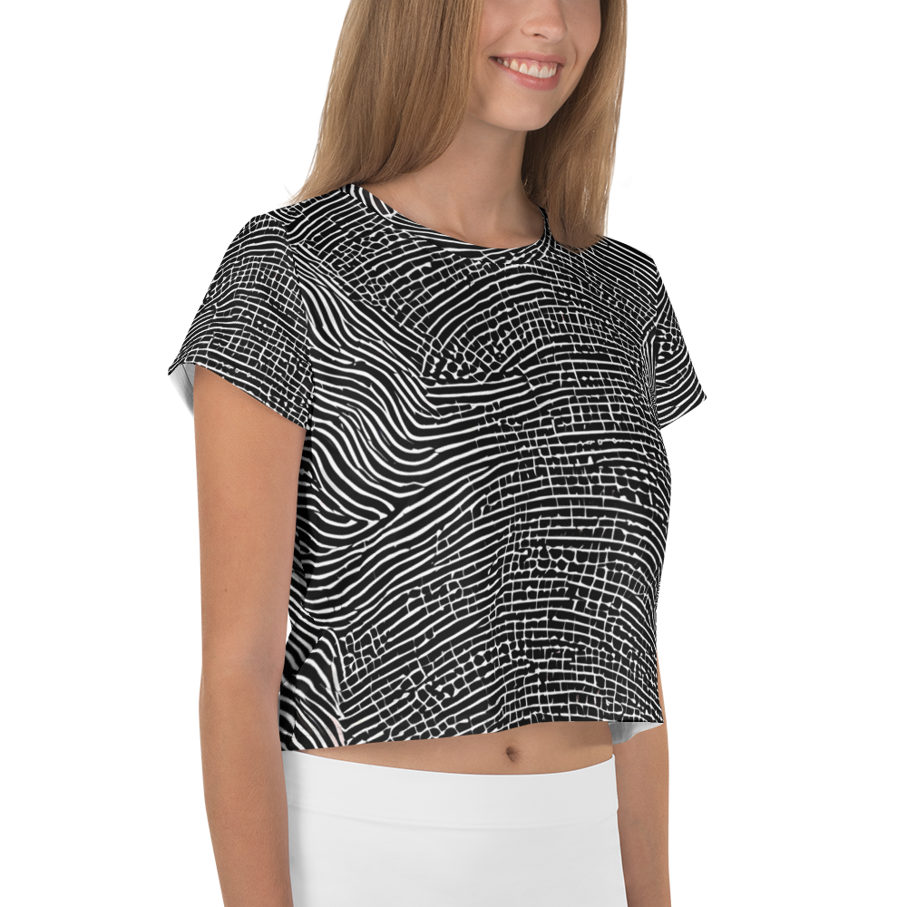 Women's Crop Tee - Zenith Stripes