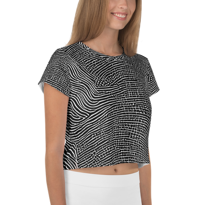 Women's Crop Tee - Zenith Stripes