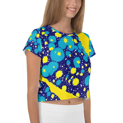 Women's Crop Tee - Starburst Splash