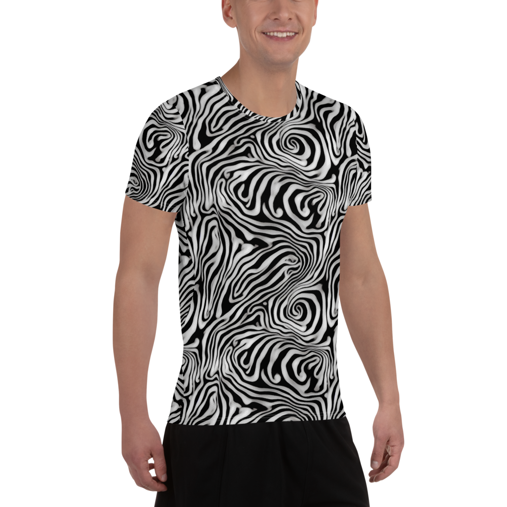 Men's Athletic T-Shirt - Warped Cosmos