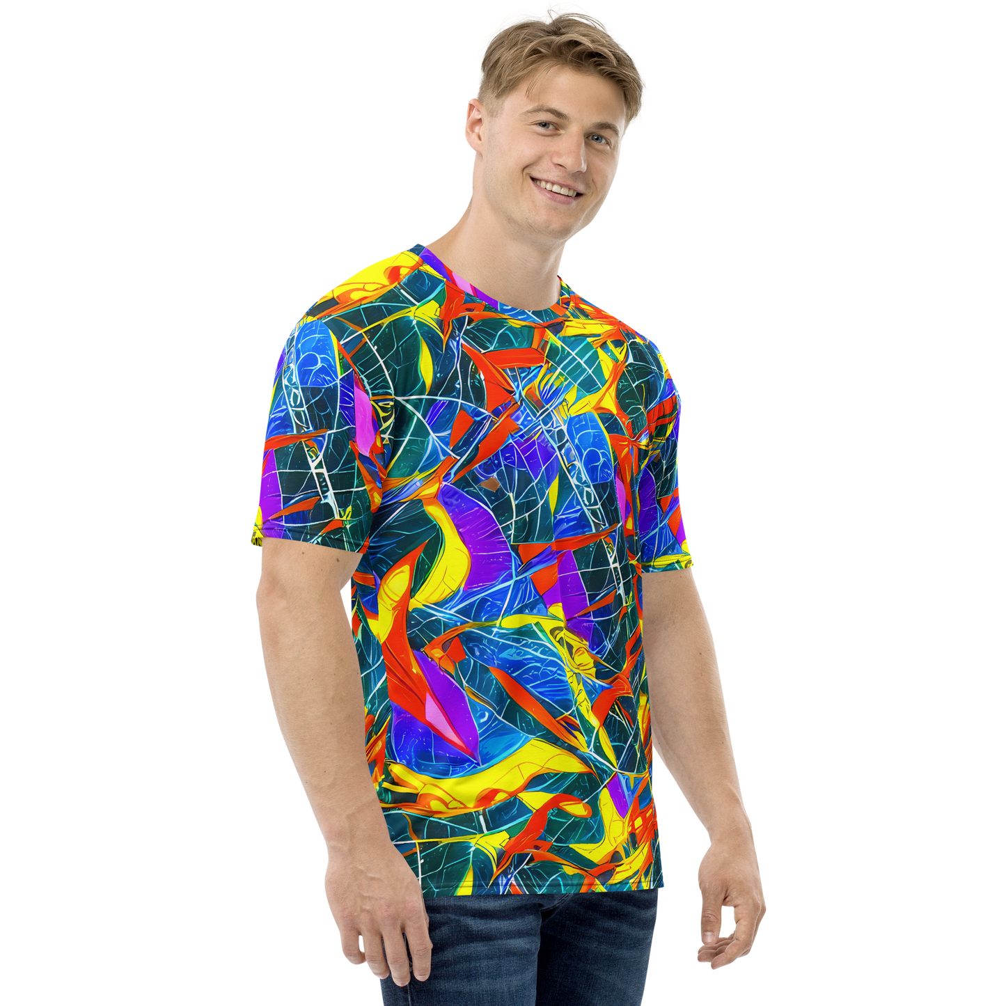 Men's Crew Neck T-Shirt - Arkhipov Waves