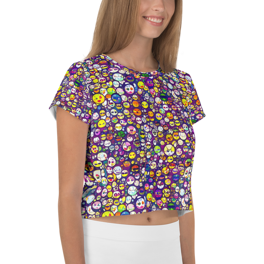 Women's Crop Tee - Mosaic Moods