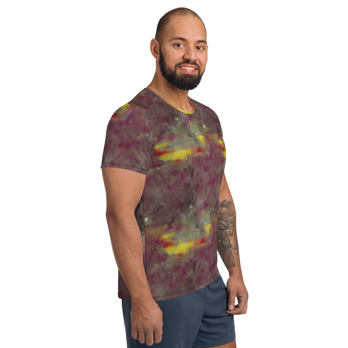 Men's Athletic T-Shirt - Whispers of Autumn