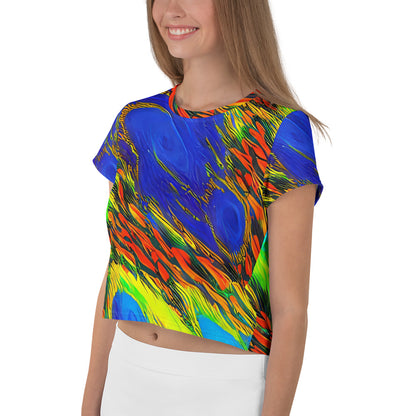 Women's Crop Tee - Hodgkin's Blaze