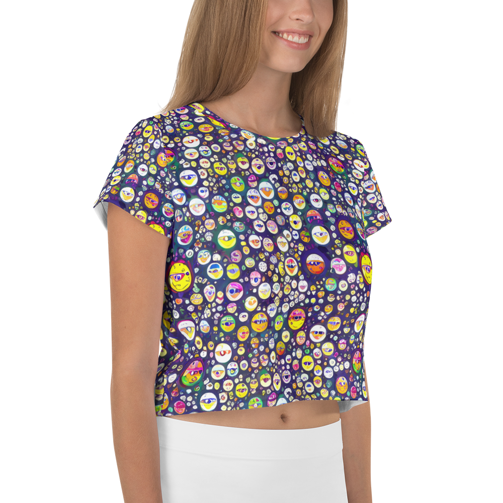 Women's Crop Tee - Whimsical Eyescape