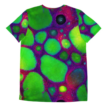 Men's Athletic T-Shirt - Acid Raindrops