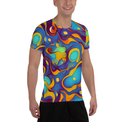 Men's Athletic T-Shirt - Pelton Swirl