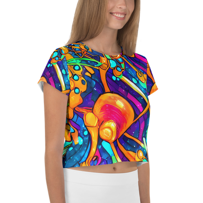 Women's Crop Tee - Iridescent Nebula