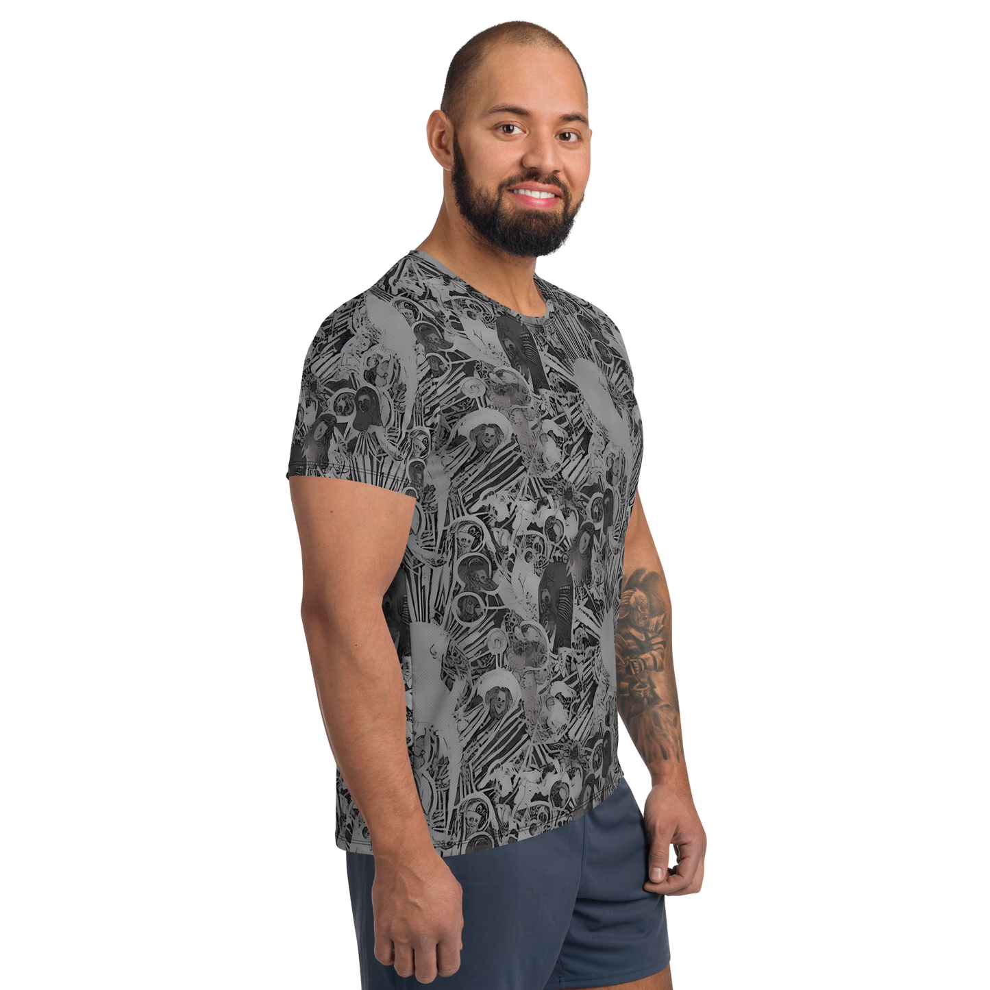 Men's Athletic T-Shirt - Dusk Enigma