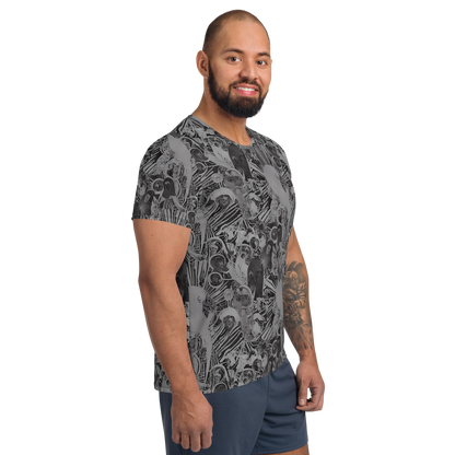 Men's Athletic T-Shirt - Dusk Enigma