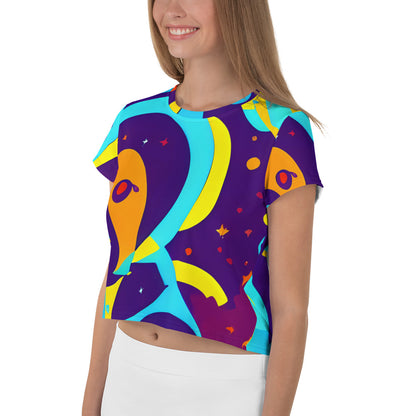 Women's Crop Tee - Gerace Geometry