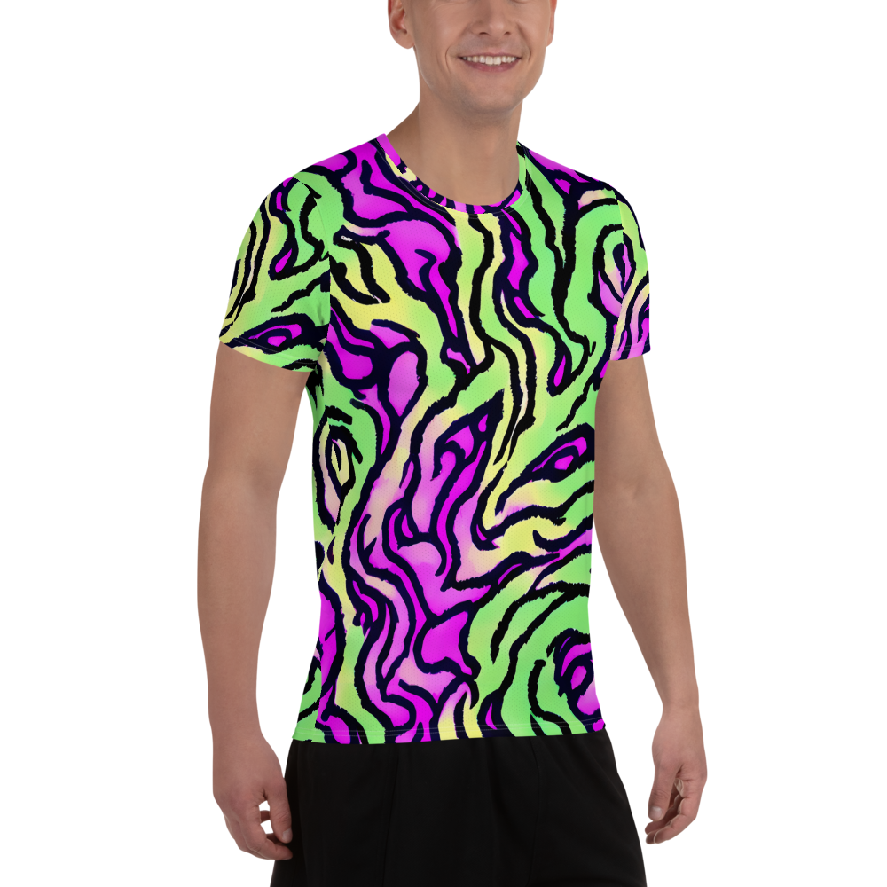 Men's Athletic T-Shirt - Mintchine Maze