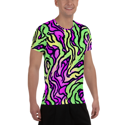 Men's Athletic T-Shirt - Mintchine Maze