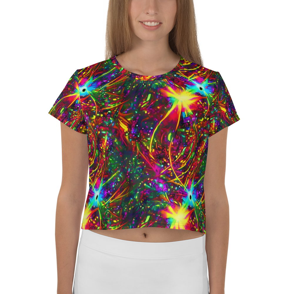 Women's Crop Tee - Stellar Burst