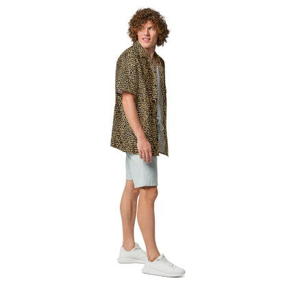 Button Shirt - Cheetah Mosaic