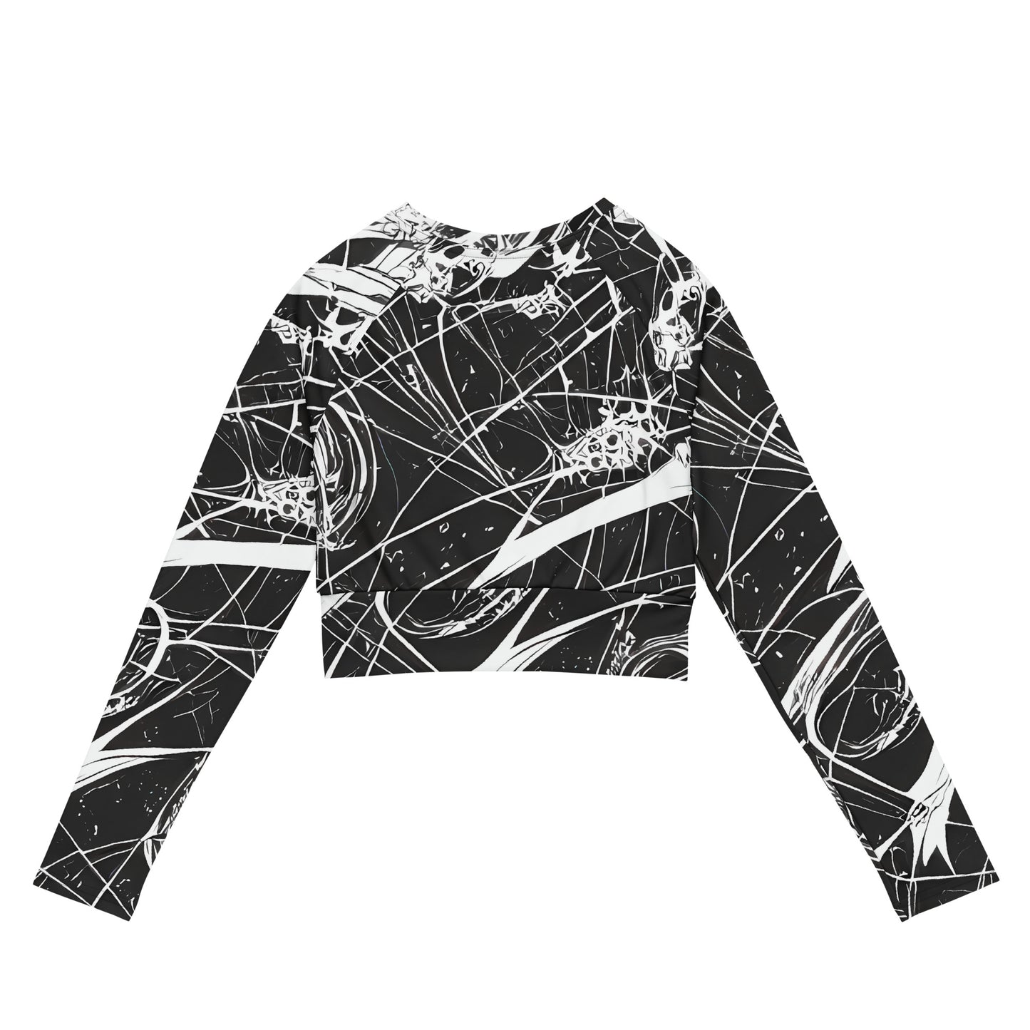Long Sleeve Crop Top - Void Vortex