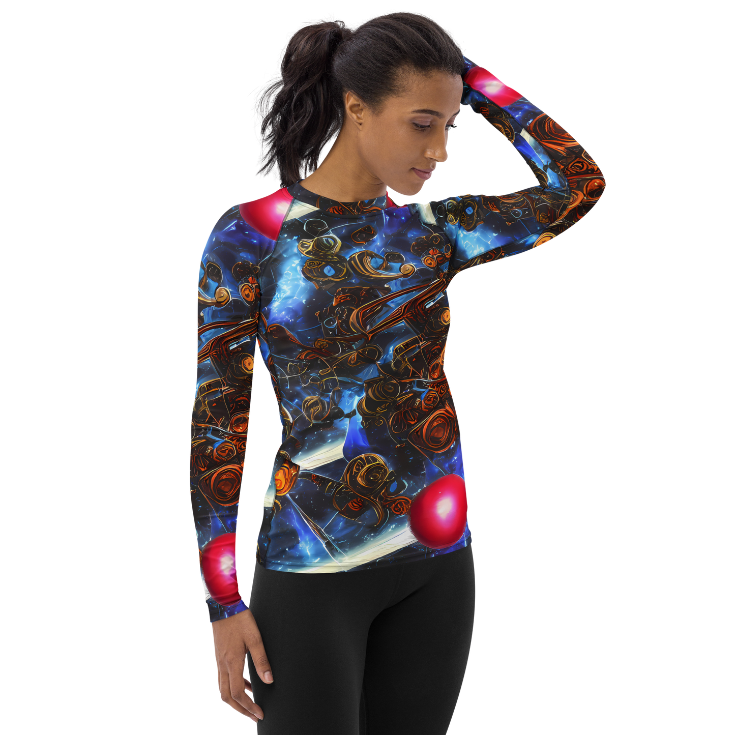 Women's Rash Guard - Pimenov's Cosmos
