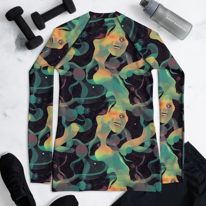 Women's Rash Guard - Astral Rhythms