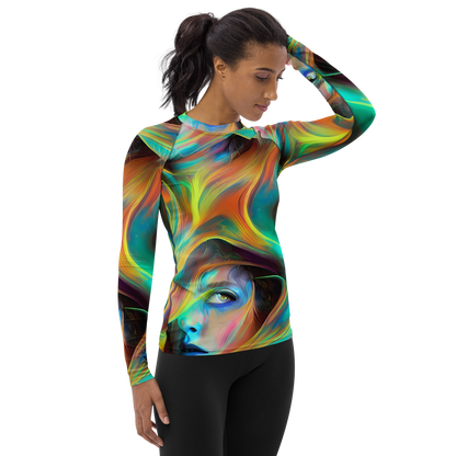 Women's Rash Guard - Dreamweaver Fusion