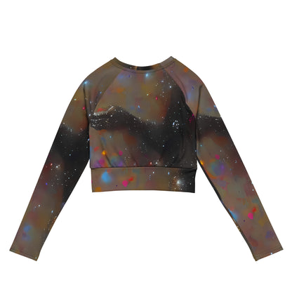 Long Sleeve Crop Top - Kohn Confetti