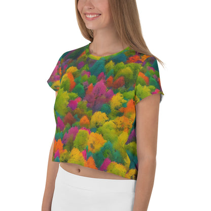 Women's Crop Tee - Autumn Kaleidoscope