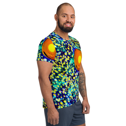 Men's Athletic T-Shirt - Illuminated Whirl