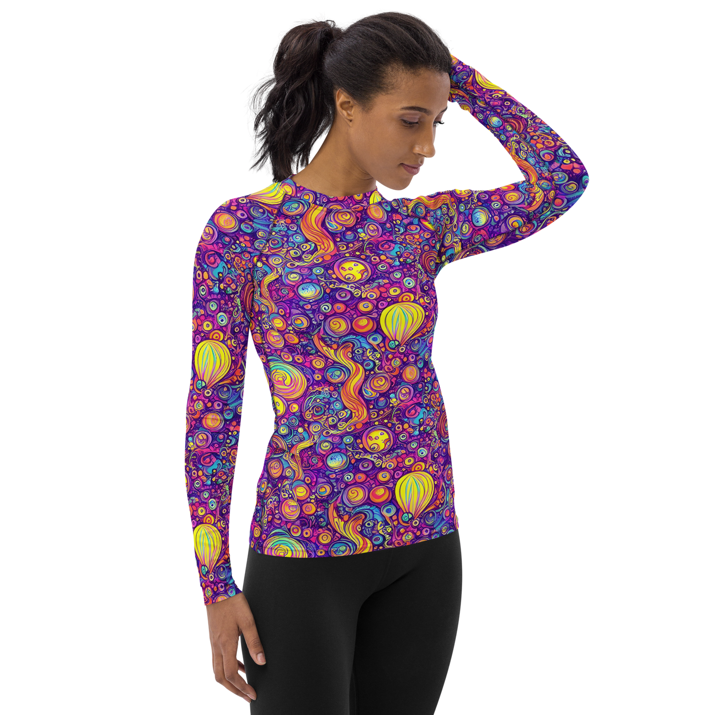 Women's Rash Guard - Festival of Whimsy