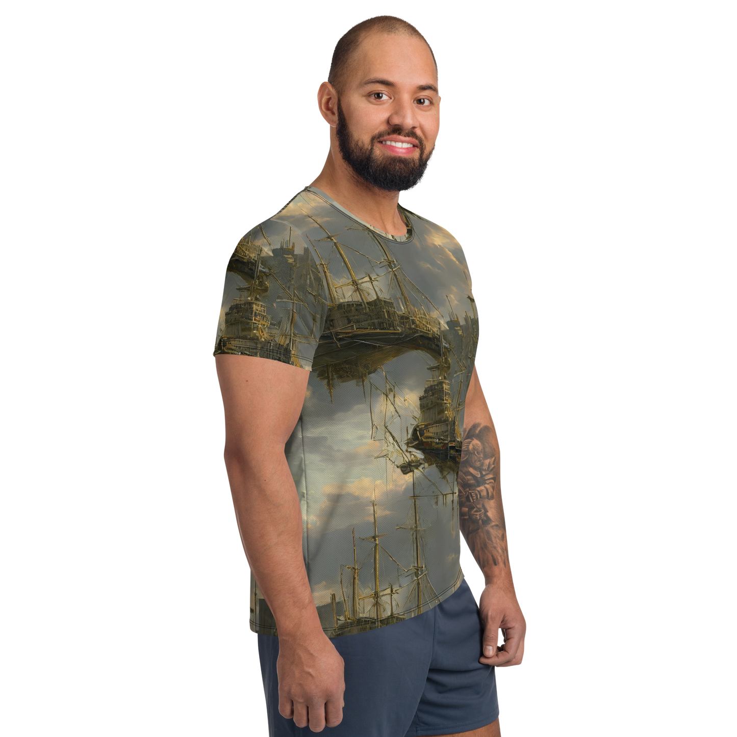 Men's Athletic T-Shirt - Ethereal Armada