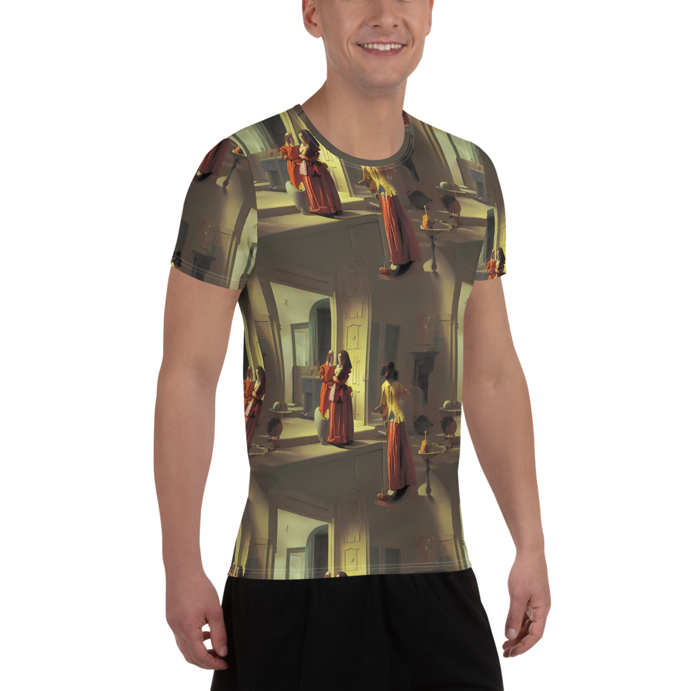 Men's Athletic T-Shirt - Surreal Shadows