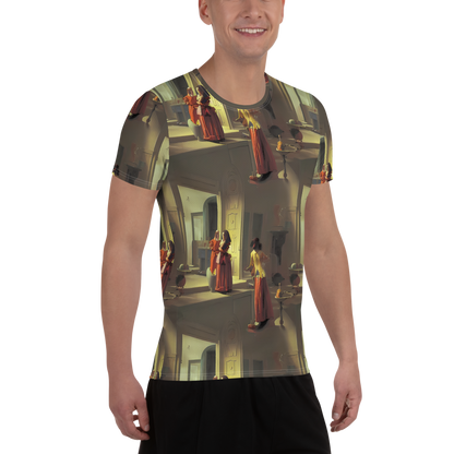 Men's Athletic T-Shirt - Surreal Shadows