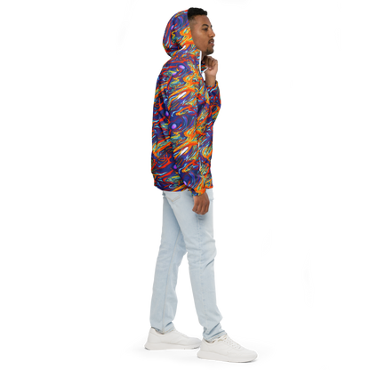 Men's Windbreaker - Galactic Ember