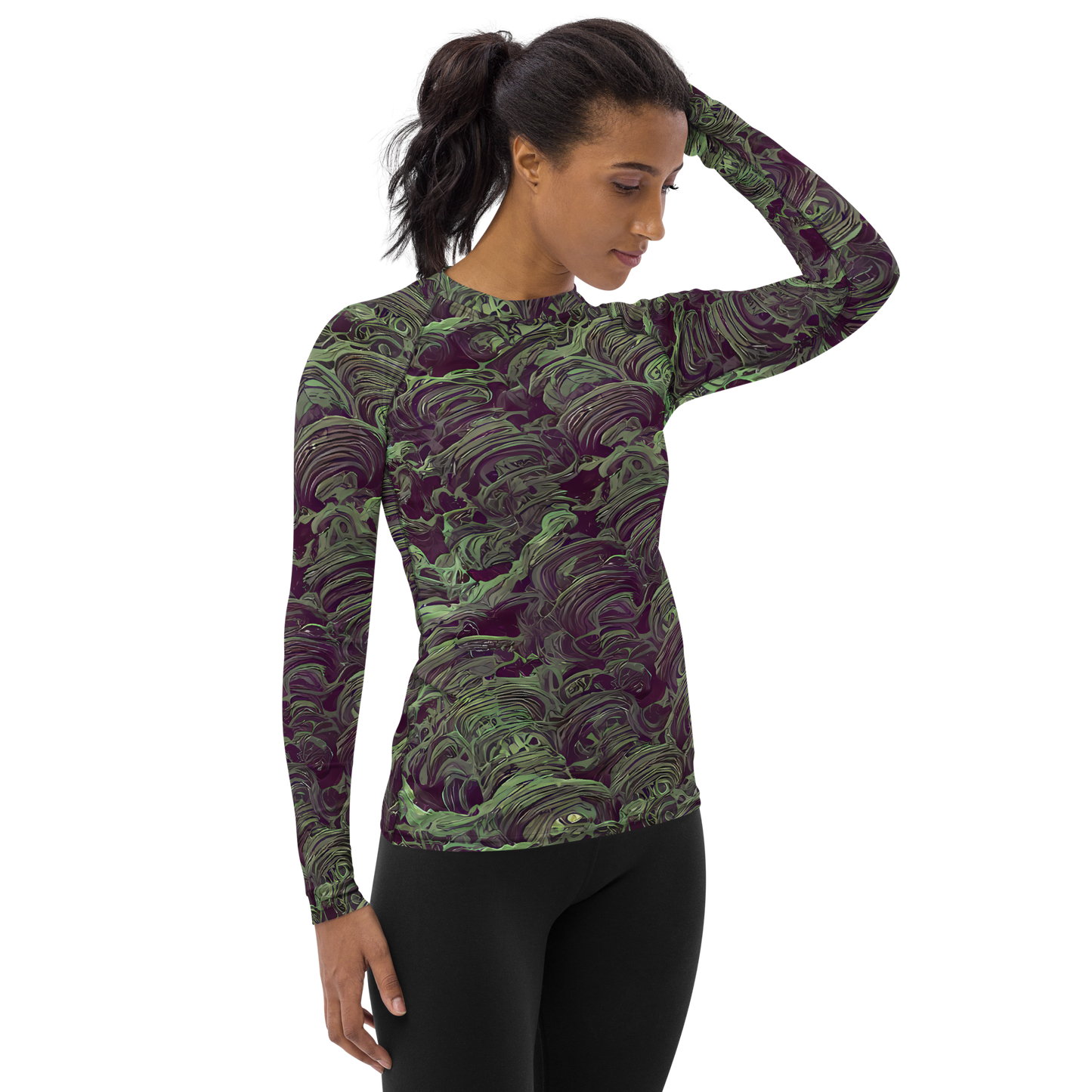 Women's Rash Guard - Knab Whorls