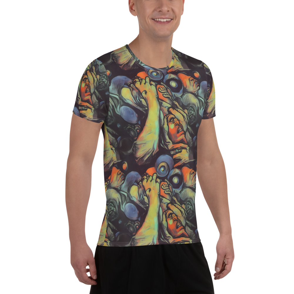 Men's Athletic T-Shirt - Cosmic Scream