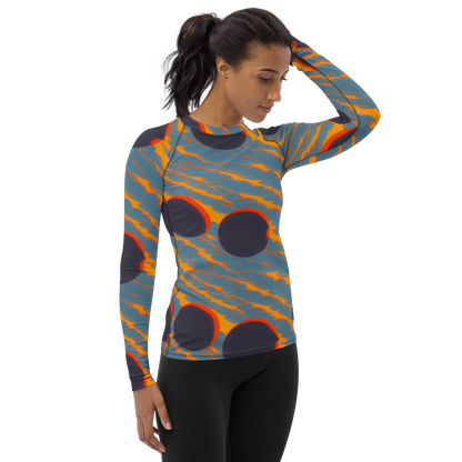 Women's Rash Guard - Flames of Gravity