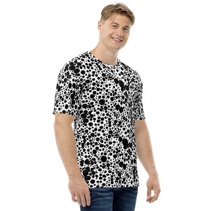 Men's Crew Neck T-Shirt - Dappled Shadow Dance