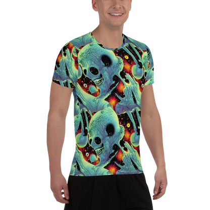 Men's Athletic T-Shirt - Galactic Grotesque