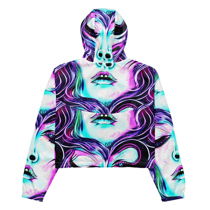Women's Cropped Windbreaker - Chroma Soirée