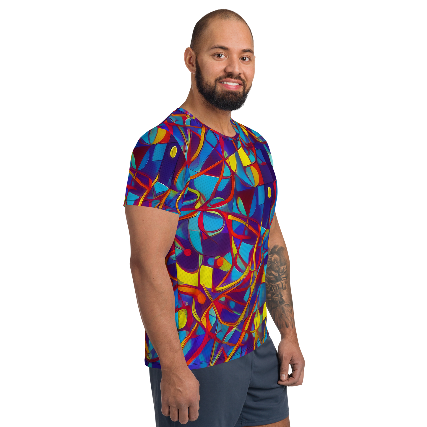 Men's Athletic T-Shirt - Flickering Dreams