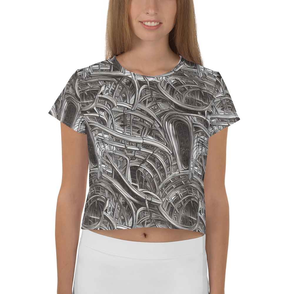 Women's Crop Tee - Piranesi's Dream