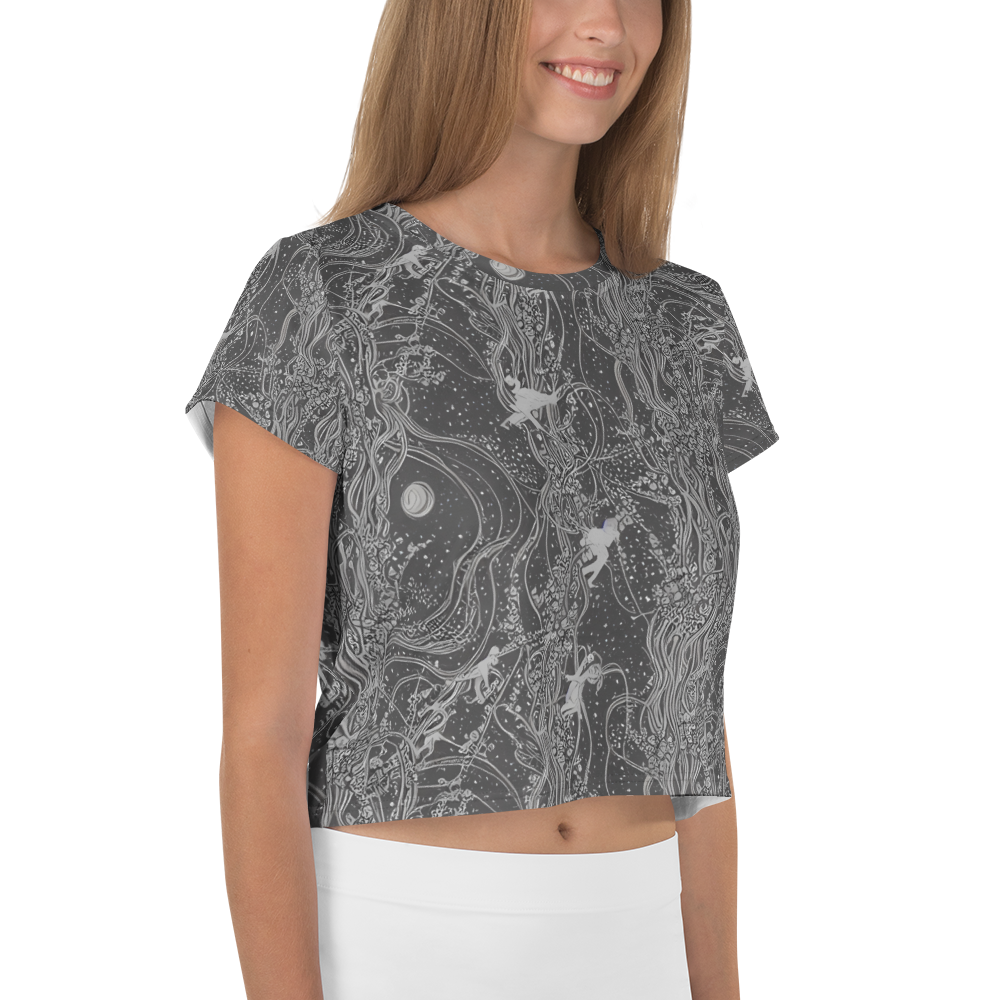 Women's Crop Tee - Nebula Wanderers