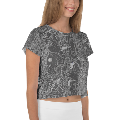 Women's Crop Tee - Nebula Wanderers