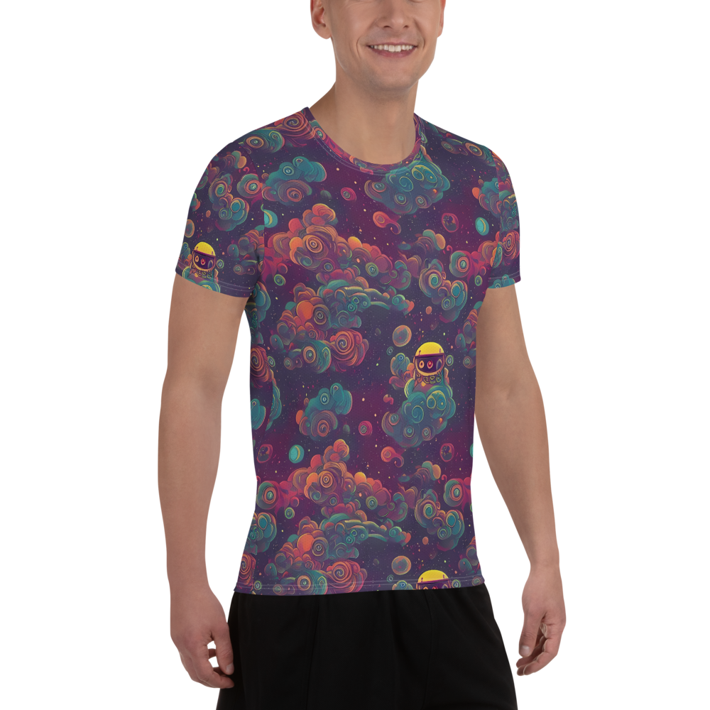 Men's Athletic T-Shirt - Nebula Dreamscape