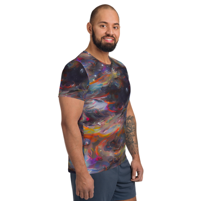 Men's Athletic T-Shirt - Chromatic Flux