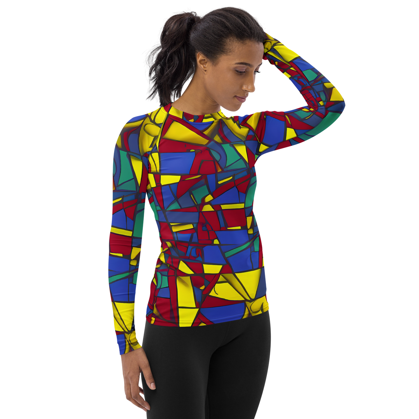 Women's Rash Guard - Vibrant Vexation