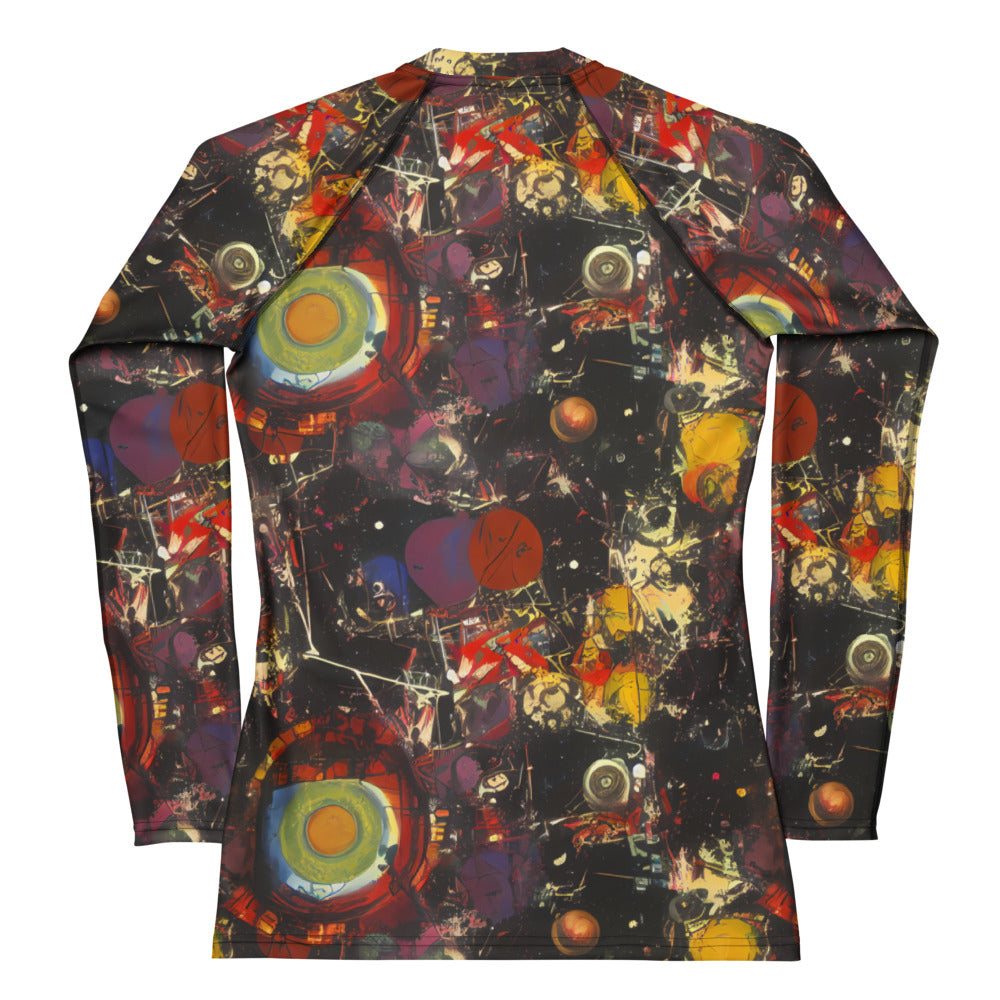 Women's Rash Guard - Lunar Funk